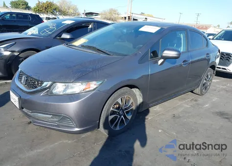 2015 Honda Civic Ex из США, поврежденный, VIN 2HGFB2F82FH559049